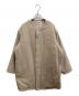 DANTON（ダントン）の古着「モッサノーカラーダウンコート」｜ベージュ