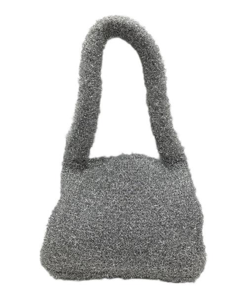 NKNIT（ンニット）NKNIT (ンニット) ミニハンドバッグ シルバーの古着・服飾アイテム