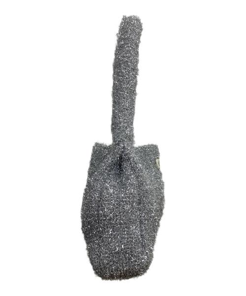 NKNIT（ンニット）NKNIT (ンニット) ミニハンドバッグ シルバーの古着・服飾アイテム