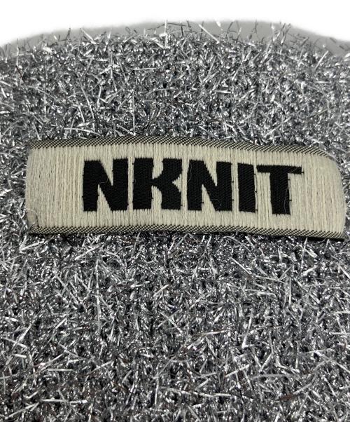 NKNIT（ンニット）NKNIT (ンニット) ミニハンドバッグ シルバーの古着・服飾アイテム