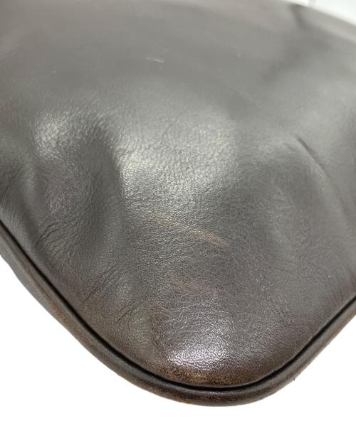 BALLY（バリー）BALLY (バリー) レザーショルダーバッグ ブラウンの古着・服飾アイテム