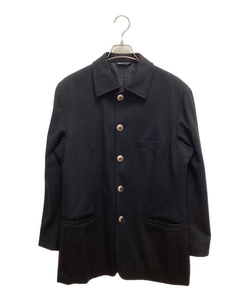 VERSACE CLASSIC（ヴェルサーチクラシック）VERSACE CLASSIC (ヴェルサーチクラシック) ウール混コート ブラック サイズ:SIZE 46の古着・服飾アイテム