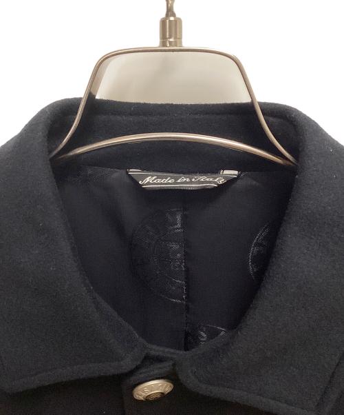 VERSACE CLASSIC（ヴェルサーチクラシック）VERSACE CLASSIC (ヴェルサーチクラシック) ウール混コート ブラック サイズ:SIZE 46の古着・服飾アイテム