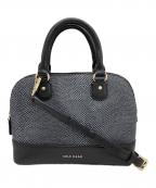 COLE HAANコールハーン）の古着「MILENA SMALL SATCHEL（ミレーナスモールサッチェル）」｜ブラック