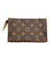 LOUIS VUITTON（ルイ ヴィトン）の古着「モノグラム　ポーチ」｜ブラウン