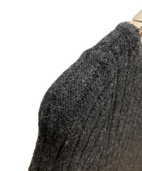 JILL STUART（ジルスチュアート）JILL STUART (ジルスチュアート) YOUN A (ヨンア) フリルヘムニットドレス ニットワンピース グレー サイズ:SIZE 2の古着・服飾アイテム