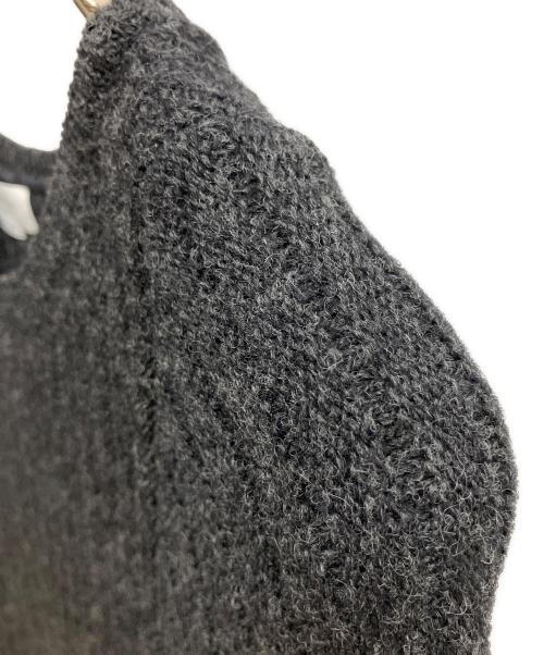 JILL STUART（ジルスチュアート）JILL STUART (ジルスチュアート) YOUN A (ヨンア) フリルヘムニットドレス ニットワンピース グレー サイズ:SIZE 2の古着・服飾アイテム