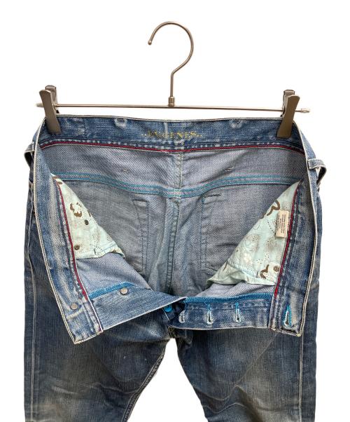 EVISU.GENES（エヴィスジーンズ）EVISU.GENES (エヴィスジーンズ) デニムパンツ ブルー サイズ:SIZE 78.5cm (W31)の古着・服飾アイテム