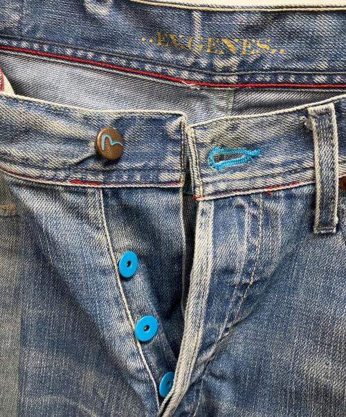 EVISU.GENES（エヴィスジーンズ）EVISU.GENES (エヴィスジーンズ) デニムパンツ ブルー サイズ:SIZE 78.5cm (W31)の古着・服飾アイテム