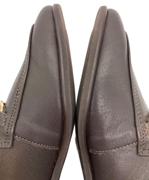 Le Talon GRISE（ル タロン グリーズ）Le Talon GRISE (ル タロン グリーズ) レザービットバブーシュ ブラウン サイズ:SIZE 22.5cmの古着・服飾アイテム