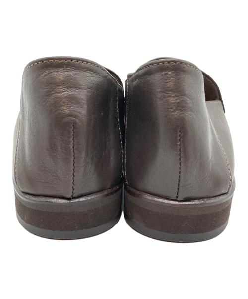 Le Talon GRISE（ル タロン グリーズ）Le Talon GRISE (ル タロン グリーズ) レザービットバブーシュ ブラウン サイズ:SIZE 22.5cmの古着・服飾アイテム