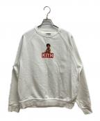 KITHキス）の古着「Biggie classic logo crewneck（ビギー クラシック ロゴ クルーネック）」｜ホワイト