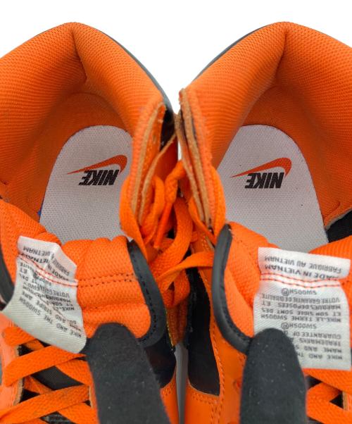 NIKE（ナイキ）NIKE (ナイキ) Dunk High University Chenille Swoosh（ダンク ハイ ユニバーシティ シェニールスウッシュ） ブラック×オレンジ サイズ:SIZE 28.5cmの古着・服飾アイテム