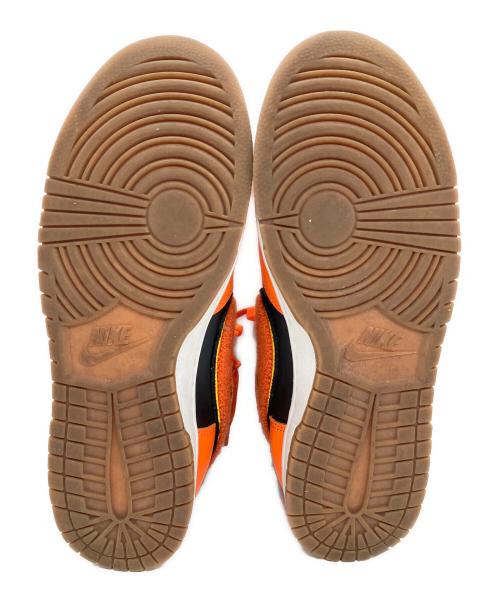 NIKE（ナイキ）NIKE (ナイキ) Dunk High University Chenille Swoosh（ダンク ハイ ユニバーシティ シェニールスウッシュ） ブラック×オレンジ サイズ:SIZE 28.5cmの古着・服飾アイテム