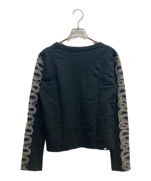 Hysteric Glamour（ヒステリックグラマー）Hysteric Glamour (ヒステリックグラマー) 長袖カットソー ブラック サイズ:SIZE Freeの古着・服飾アイテム