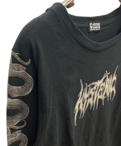 Hysteric Glamour（ヒステリックグラマー）Hysteric Glamour (ヒステリックグラマー) 長袖カットソー ブラック サイズ:SIZE Freeの古着・服飾アイテム