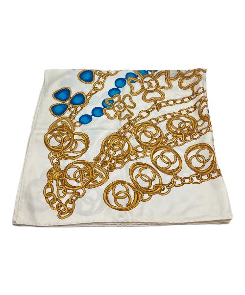 CHANEL（シャネル）CHANEL (シャネル) シルクスカーフ ベージュの古着・服飾アイテム