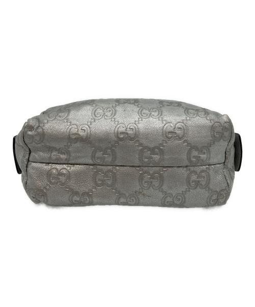 GUCCI（グッチ）GUCCI (グッチ) GG コスメポーチ シルバーの古着・服飾アイテム