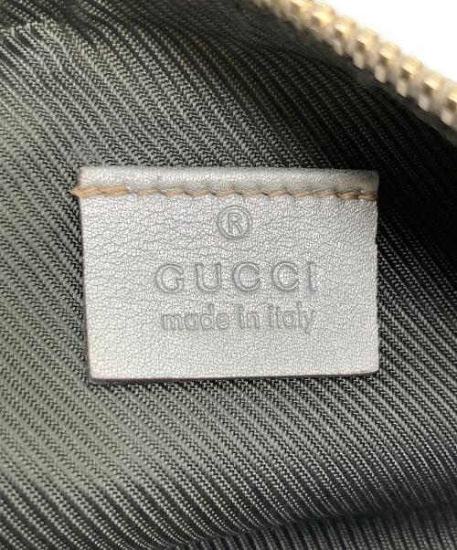 GUCCI（グッチ）GUCCI (グッチ) GG コスメポーチ シルバーの古着・服飾アイテム