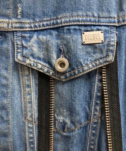 DIESEL（ディーゼル）DIESEL (ディーゼル) デニムジャケット インディゴ サイズ:SIZE XSの古着・服飾アイテム