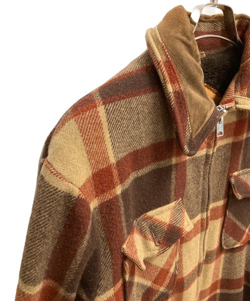 WOOLRICH（ウールリッチ）WOOLRICH (ウールリッチ) ジップジャケット ブラウン サイズ:SIZE Lの古着・服飾アイテム
