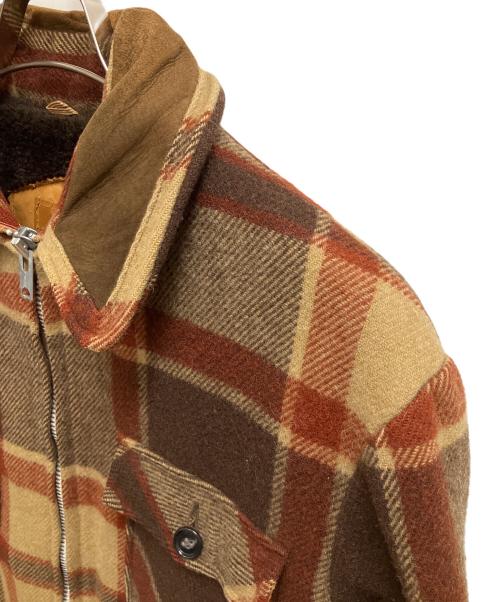 WOOLRICH（ウールリッチ）WOOLRICH (ウールリッチ) ジップジャケット ブラウン サイズ:SIZE Lの古着・服飾アイテム