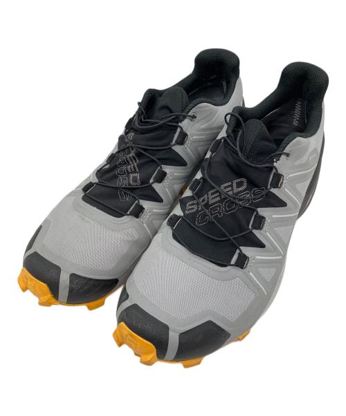 SALOMON（サロモン）SALOMON (サロモン) SPEEDCROSS 5 GTX トレイルランニングシューズ グレー×ブラック サイズ:SIZE 27cmの古着・服飾アイテム