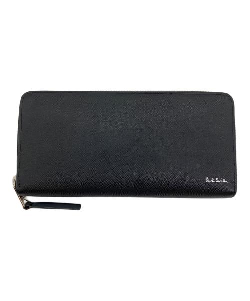 PAUL SMITH（ポールスミス）PAUL SMITH (ポールスミス) 長財布 ブラックの古着・服飾アイテム