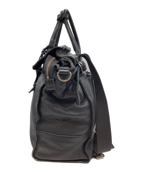 pomtata（ポンタタ）pomtata (ポンタタ) レザーリュック ブラックの古着・服飾アイテム