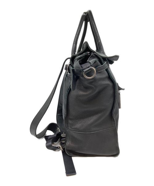 pomtata（ポンタタ）pomtata (ポンタタ) レザーリュック ブラックの古着・服飾アイテム