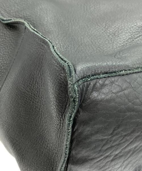 pomtata（ポンタタ）pomtata (ポンタタ) レザーリュック ブラックの古着・服飾アイテム