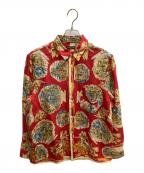 COMME des GARCONS HOMME PLUSコムデギャルソンオムプリュス）の古着「長袖シャツ」｜レッド×ベージュ