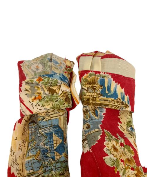 COMME des GARCONS HOMME PLUS（コムデギャルソンオムプリュス）COMME des GARCONS HOMME PLUS (コムデギャルソンオムプリュス) 長袖シャツ レッド×ベージュ サイズ:Freeの古着・服飾アイテム