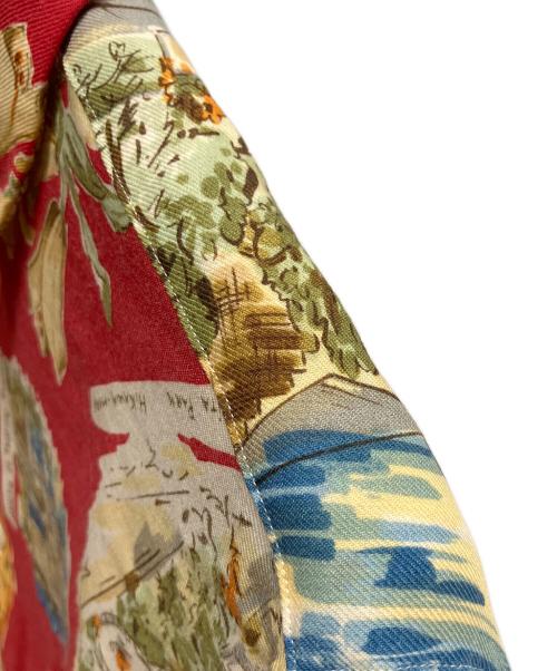 COMME des GARCONS HOMME PLUS（コムデギャルソンオムプリュス）COMME des GARCONS HOMME PLUS (コムデギャルソンオムプリュス) 長袖シャツ レッド×ベージュ サイズ:Freeの古着・服飾アイテム