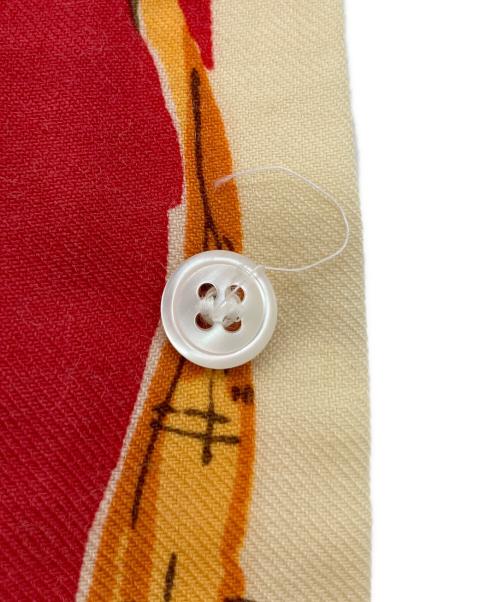 COMME des GARCONS HOMME PLUS（コムデギャルソンオムプリュス）COMME des GARCONS HOMME PLUS (コムデギャルソンオムプリュス) 長袖シャツ レッド×ベージュ サイズ:Freeの古着・服飾アイテム