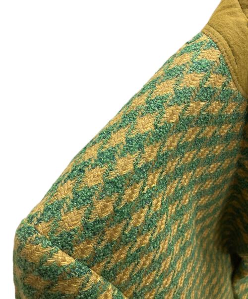 GIANNI VERSACE（ジャンニ・ヴェルサーチ）GIANNI VERSACE (ジャンニ・ヴェルサーチ) テーラードジャケット イエロー×グリーン サイズ:SIZE 44の古着・服飾アイテム