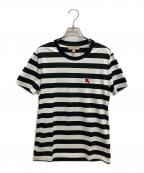 BURBERRYバーバリー）の古着「半袖カットソー」｜ブラック×ホワイト
