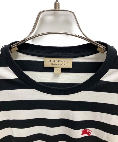 BURBERRY（バーバリー）BURBERRY (バーバリー) 半袖カットソー ブラック×ホワイト サイズ:SIZE Sの古着・服飾アイテム