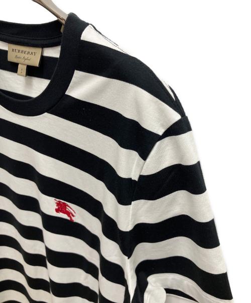 BURBERRY（バーバリー）BURBERRY (バーバリー) 半袖カットソー ブラック×ホワイト サイズ:SIZE Sの古着・服飾アイテム