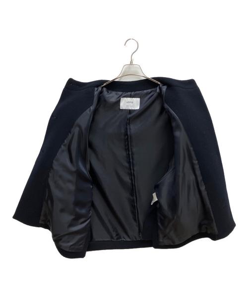 utilite（ユティリテ）utilite (ユティリテ) 片面ビーバー ポンチョ コート ネイビー サイズ:SIZE Freeの古着・服飾アイテム