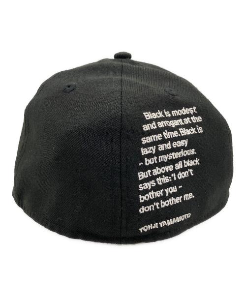 New Era（ニューエラ）New Era (ニューエラ) YOHJI YAMAMOTO (ヨウジヤマモト) キャップ ブラック サイズ:7 1/2（59.6cm）の古着・服飾アイテム