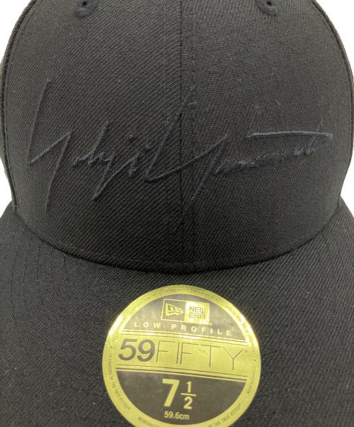 New Era（ニューエラ）New Era (ニューエラ) YOHJI YAMAMOTO (ヨウジヤマモト) キャップ ブラック サイズ:7 1/2（59.6cm）の古着・服飾アイテム