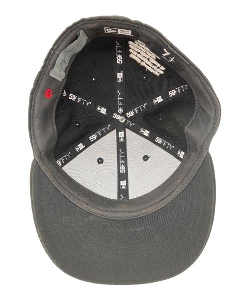 New Era（ニューエラ）New Era (ニューエラ) YOHJI YAMAMOTO (ヨウジヤマモト) キャップ ブラック サイズ:7 1/2（59.6cm）の古着・服飾アイテム
