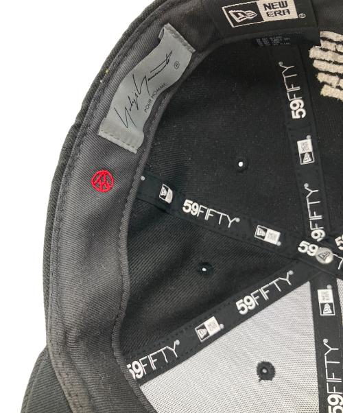 New Era（ニューエラ）New Era (ニューエラ) YOHJI YAMAMOTO (ヨウジヤマモト) キャップ ブラック サイズ:7 1/2（59.6cm）の古着・服飾アイテム