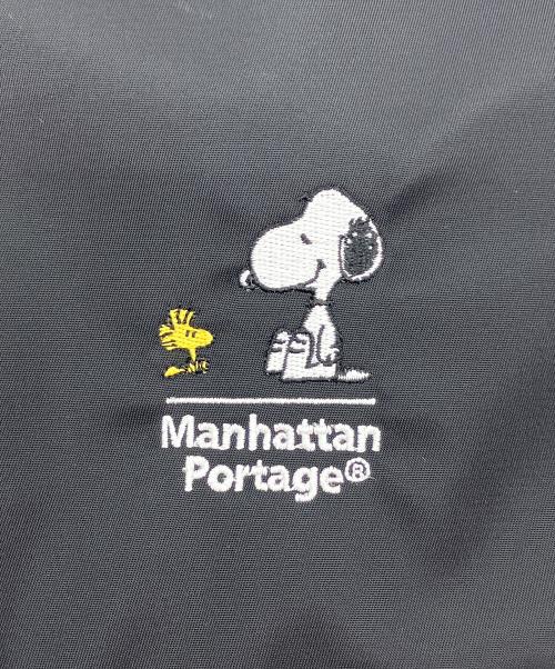 Manhattan Portage（マンハッタンポーテージ）Manhattan Portage (マンハッタンポーテージ) PEANUTS (ピーナッツ) 2WAYショルダーバッグ ブラックの古着・服飾アイテム