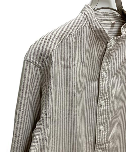 DANTON（ダントン）DANTON (ダントン) バンドカラー長袖シャツ グレー サイズ:SIZE 38の古着・服飾アイテム