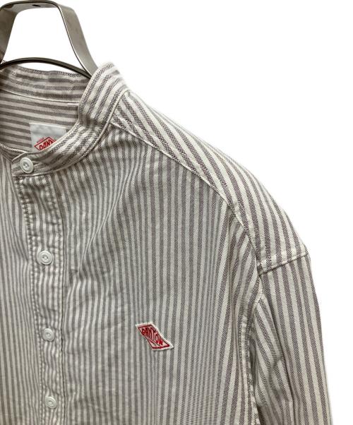 DANTON（ダントン）DANTON (ダントン) バンドカラー長袖シャツ グレー サイズ:SIZE 38の古着・服飾アイテム