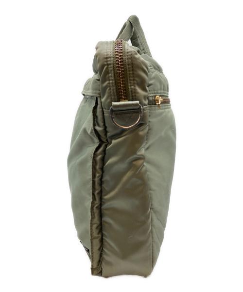 PORTER（ポーター）PORTER (ポーター) TANKER 2WAY BRIEFCASE(L)（タンカー 2ウェイブリーフケースL） グリーンの古着・服飾アイテム