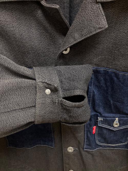 NATAL DESIGN（ネイタルデザイン）NATAL DESIGN (ネイタルデザイン) カバーオール グレー×ブルー サイズ:SIZE Mの古着・服飾アイテム