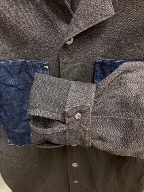 NATAL DESIGN（ネイタルデザイン）NATAL DESIGN (ネイタルデザイン) カバーオール グレー×ブルー サイズ:SIZE Mの古着・服飾アイテム